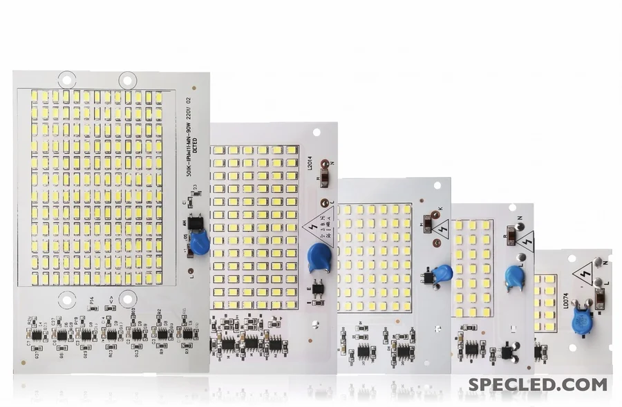 Chinese COB LED 220V / 110V DOB tech