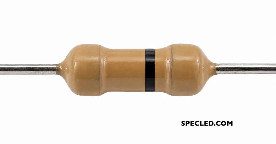 0 Ohm resistor color code (zero-ohm link)