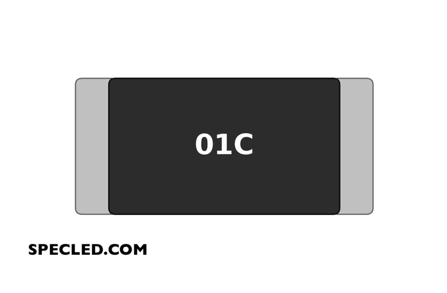 Example of EIA 96 resistor code standard