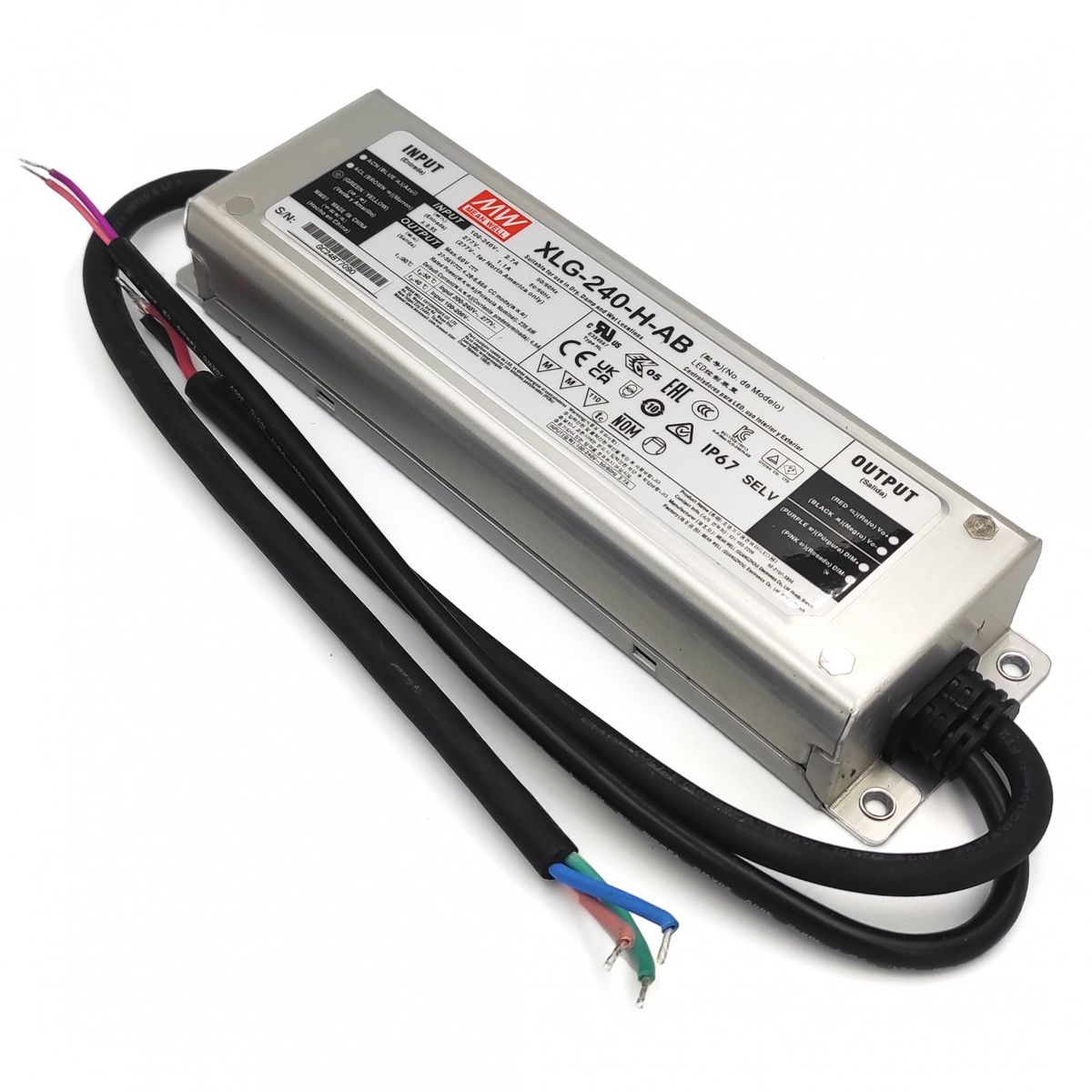 MEAN WELL Driver for led XLG-240-H-AB